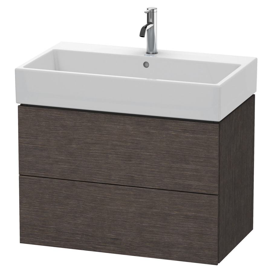 Élément inférieur L-CUBE
78,4 x 54,4 x 45,9 cm
élément à 2 tiroirs, pour
lavabo Vero Air 212 383-386