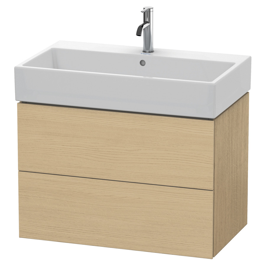 Élément inférieur L-CUBE
78,4 x 54,4 x 45,9 cm
élément à 2 tiroirs, pour
lavabo Vero Air 212 383-386