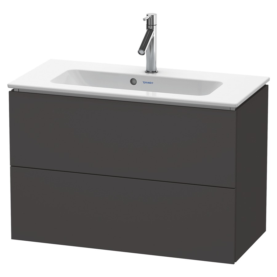 Élément inférieur L-CUBE
82,0 x 55,0 x 39,1 cm
élément à 2 tiroirs, pour
lavabo Me by Starck 211 380