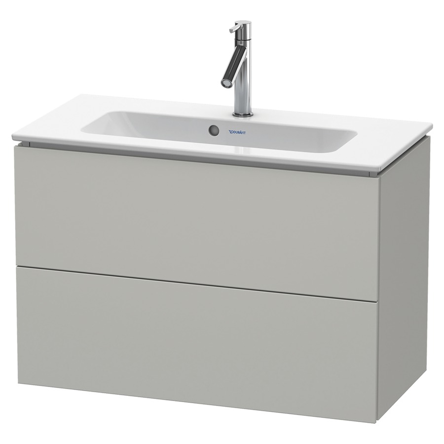Élément inférieur L-CUBE
82,0 x 55,0 x 39,1 cm
élément à 2 tiroirs, pour
lavabo Me by Starck 211 380