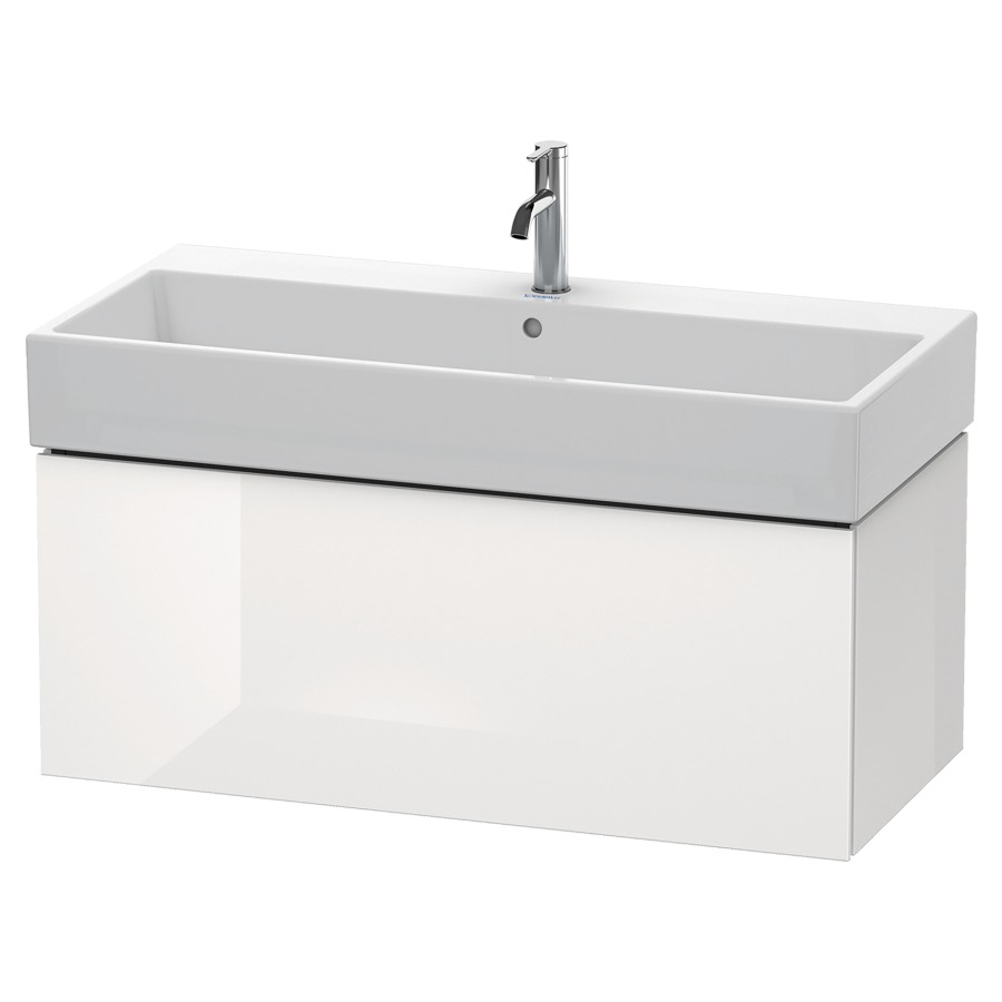 Élément inférieur L-CUBE
98,4 x 39,4 x 45,9 cm
élément à 1 tiroir, pour
lavabo Vero Air 212 387-390