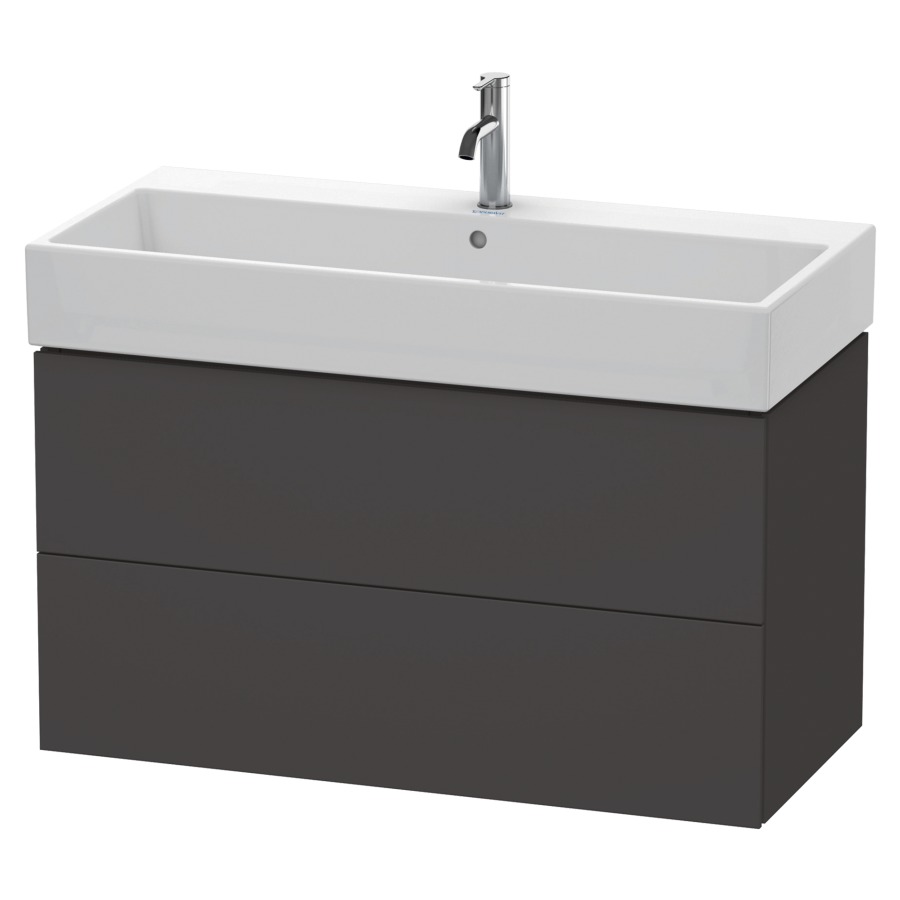 Élément inférieur L-CUBE
98,4 x 54,4 x 45,9 cm
élément à 2 tiroirs, pour
lavabo Vero Air 212 387-390