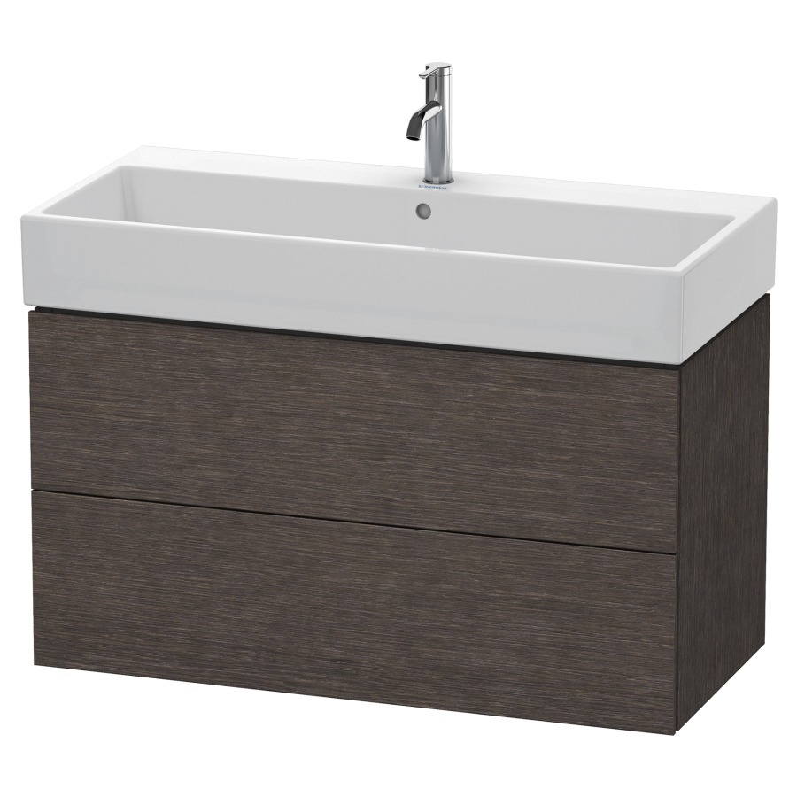 Élément inférieur L-CUBE
98,4 x 54,4 x 45,9 cm
élément à 2 tiroirs, pour
lavabo Vero Air 212 387-390