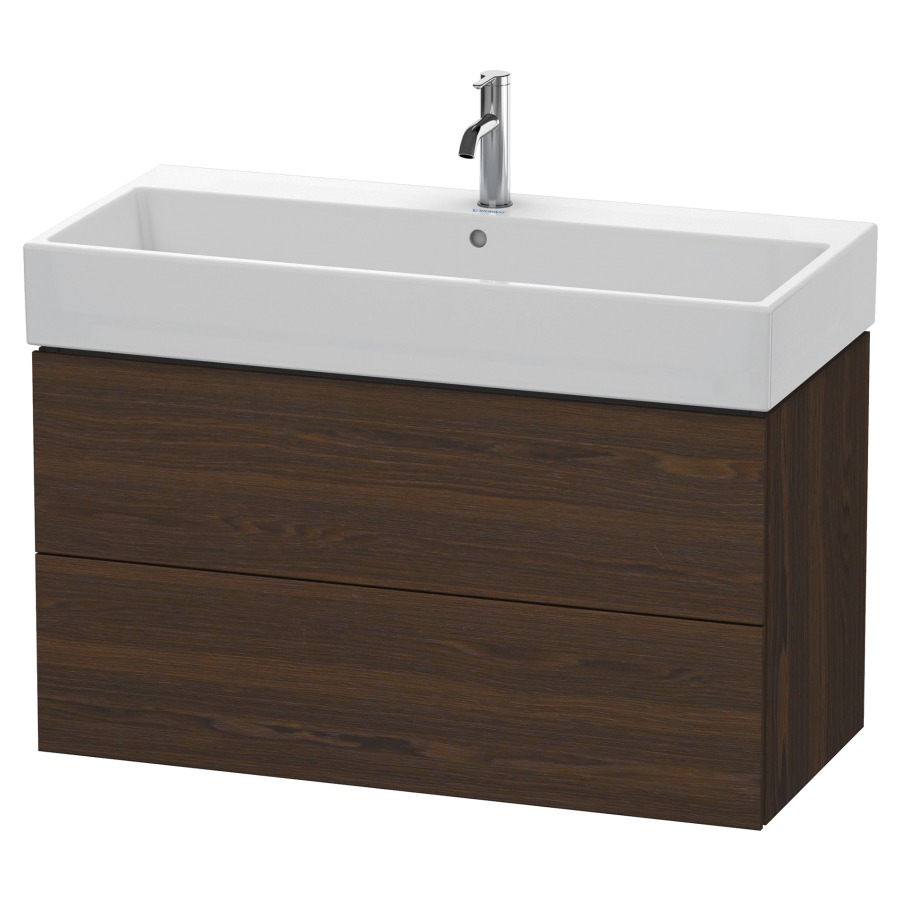 Élément inférieur L-CUBE
98,4 x 54,4 x 45,9 cm
élément à 2 tiroirs, pour
lavabo Vero Air 212 387-390
