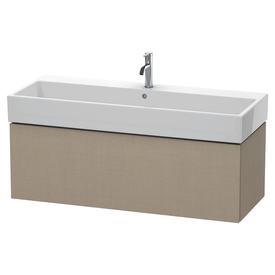 Élément inférieur L-CUBE
118,4 x 39,4 x 45,9 cm
élément à 1 tiroir, pour
lavabo Vero Air 212 391-394