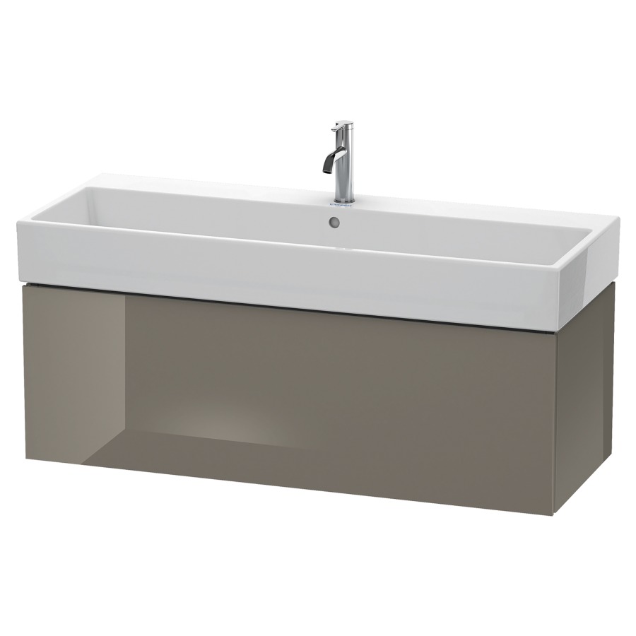 Élément inférieur L-CUBE
118,4 x 39,4 x 45,9 cm
élément à 1 tiroir, pour
lavabo Vero Air 212 391-394