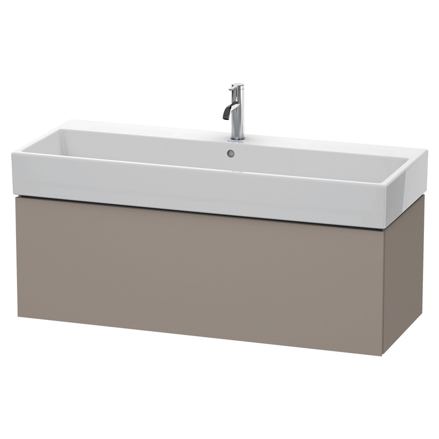 Élément inférieur L-CUBE
118,4 x 39,4 x 45,9 cm
élément à 1 tiroir, pour
lavabo Vero Air 212 391-394