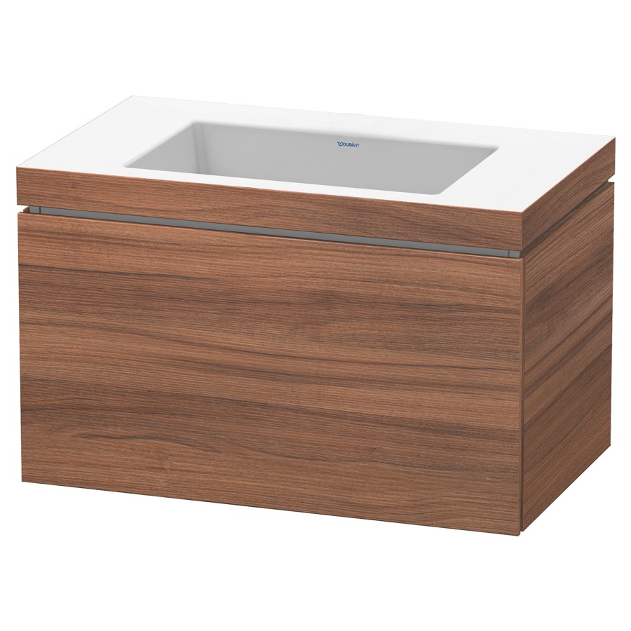 Combination de lavabo L-CUBE
C-BONDED
80,0 x 50,0 x 48,0 cm
élément à 1 tiroir
avec lavabo Vero Air
80,0 x 48,0 cm, avec siphon
gain de place