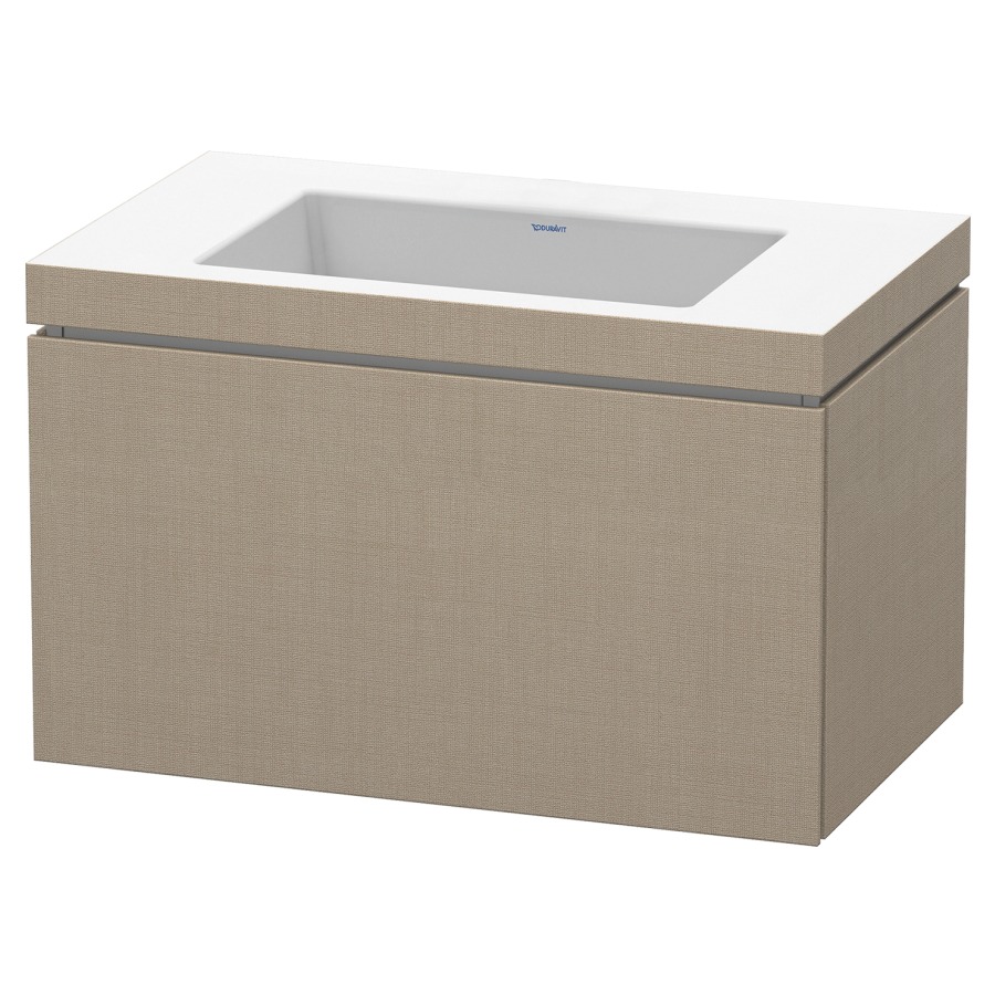 Combination de lavabo L-CUBE
C-BONDED
80,0 x 50,0 x 48,0 cm
élément à 1 tiroir
avec lavabo Vero Air
80,0 x 48,0 cm, avec siphon
gain de place