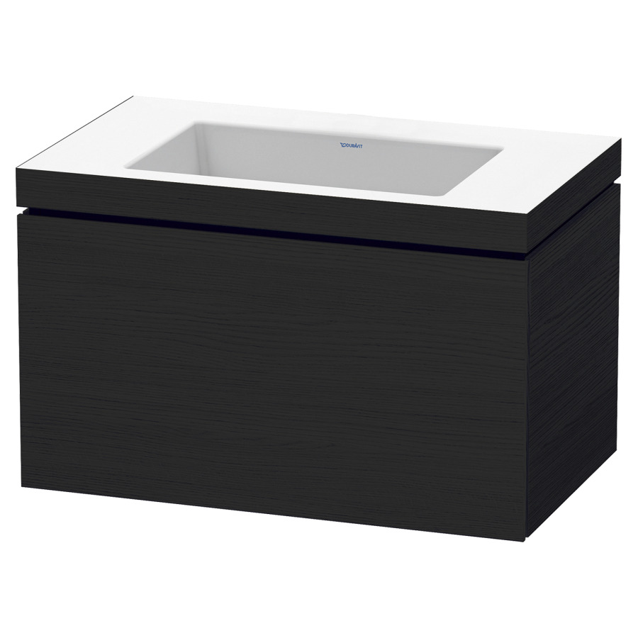 Combination de lavabo L-CUBE
C-BONDED
80,0 x 50,0 x 48,0 cm
élément à 1 tiroir
avec lavabo Vero Air
80,0 x 48,0 cm, avec siphon
gain de place
