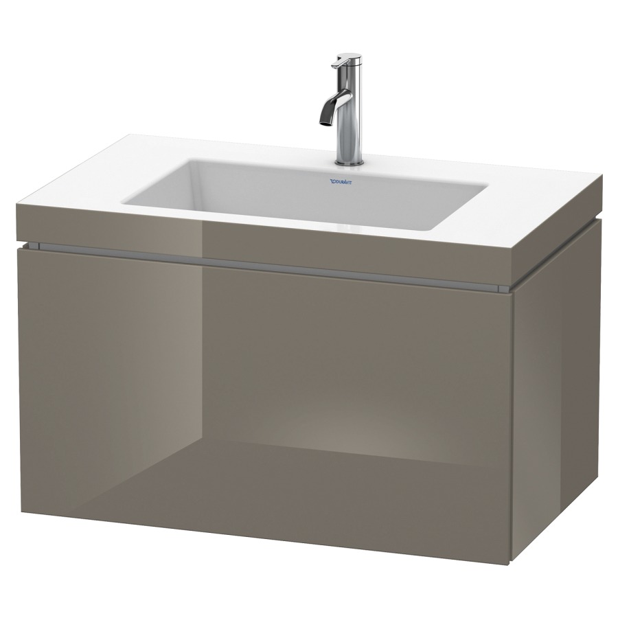 Combination de lavabo L-CUBE
C-BONDED
80,0 x 50,0 x 48,0 cm
élément à 1 tiroir
avec lavabo Vero Air
80,0 x 48,0 cm, avec siphon
gain de place