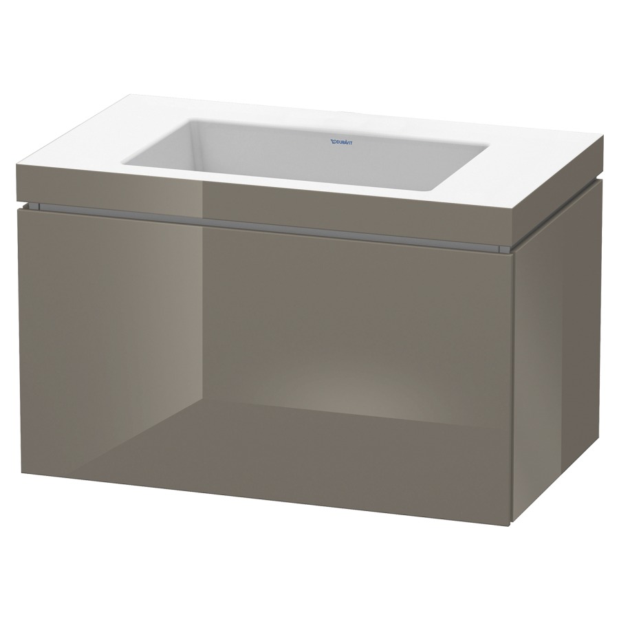 Combination de lavabo L-CUBE
C-BONDED
80,0 x 50,0 x 48,0 cm
élément à 1 tiroir
avec lavabo Vero Air
80,0 x 48,0 cm, avec siphon
gain de place