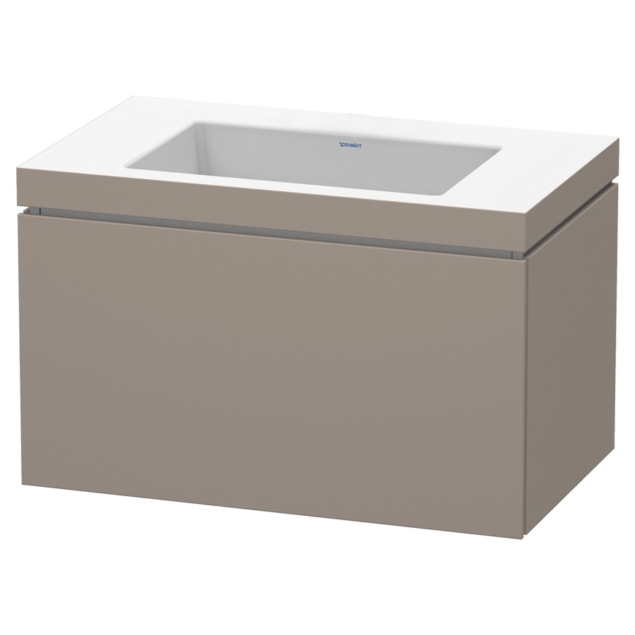 Combination de lavabo L-CUBE
C-BONDED
80,0 x 50,0 x 48,0 cm
élément à 1 tiroir
avec lavabo Vero Air
80,0 x 48,0 cm, avec siphon
gain de place
