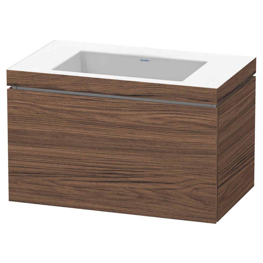 Combination de lavabo L-CUBE
C-BONDED
80,0 x 50,0 x 48,0 cm
élément à 1 tiroir
avec lavabo Vero Air
80,0 x 48,0 cm, avec siphon
gain de place