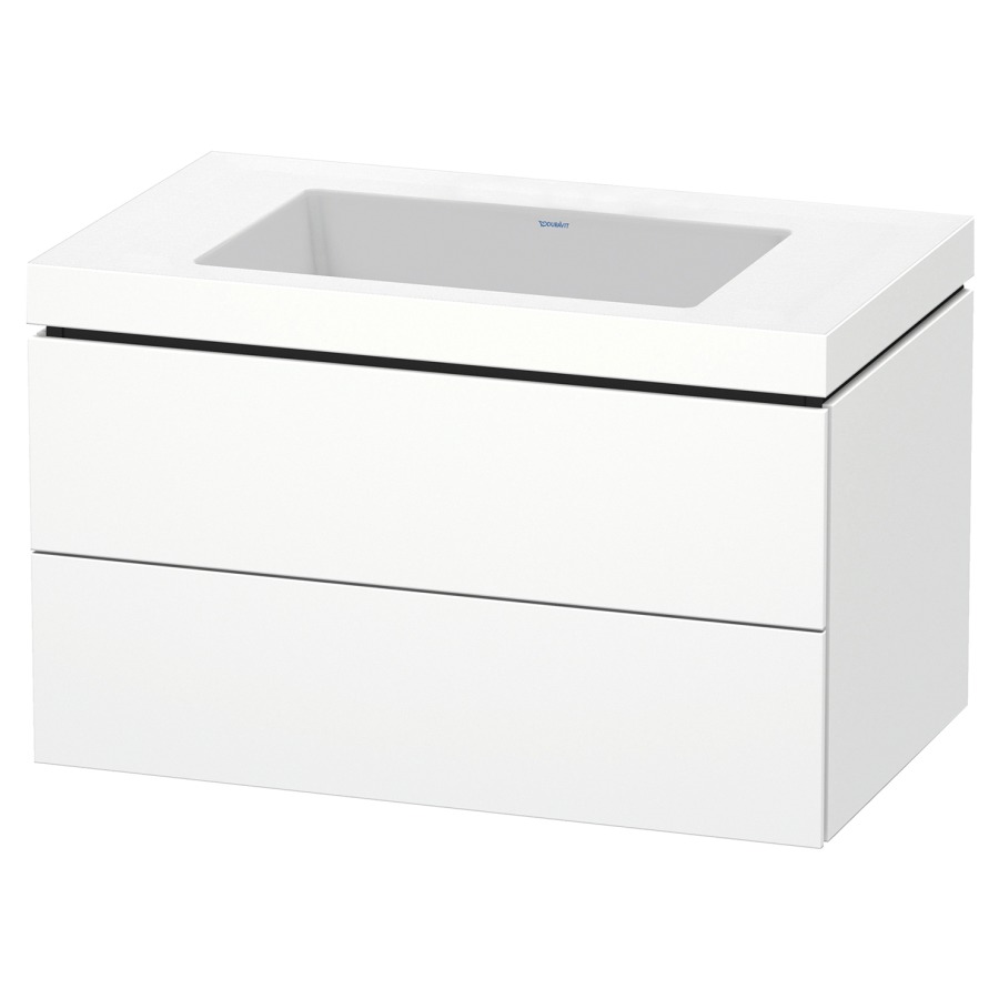 Combination de lavabo L-CUBE
C-BONDED
80,0 x 50,0 x 48,0 cm
élément à 2 tiroirs
avec lavabo Vero Air
80,0 x 48,0 cm, avec siphon
gain de place