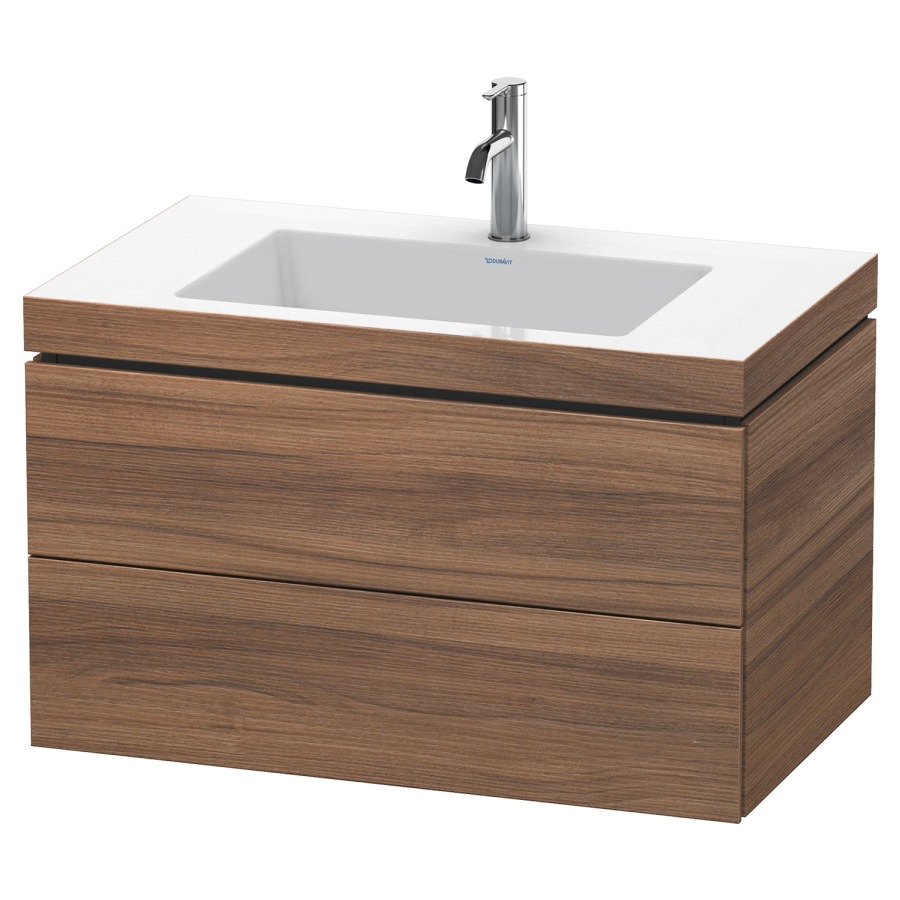 Combination de lavabo L-CUBE
C-BONDED
80,0 x 50,0 x 48,0 cm
élément à 2 tiroirs
avec lavabo Vero Air
80,0 x 48,0 cm, avec siphon
gain de place