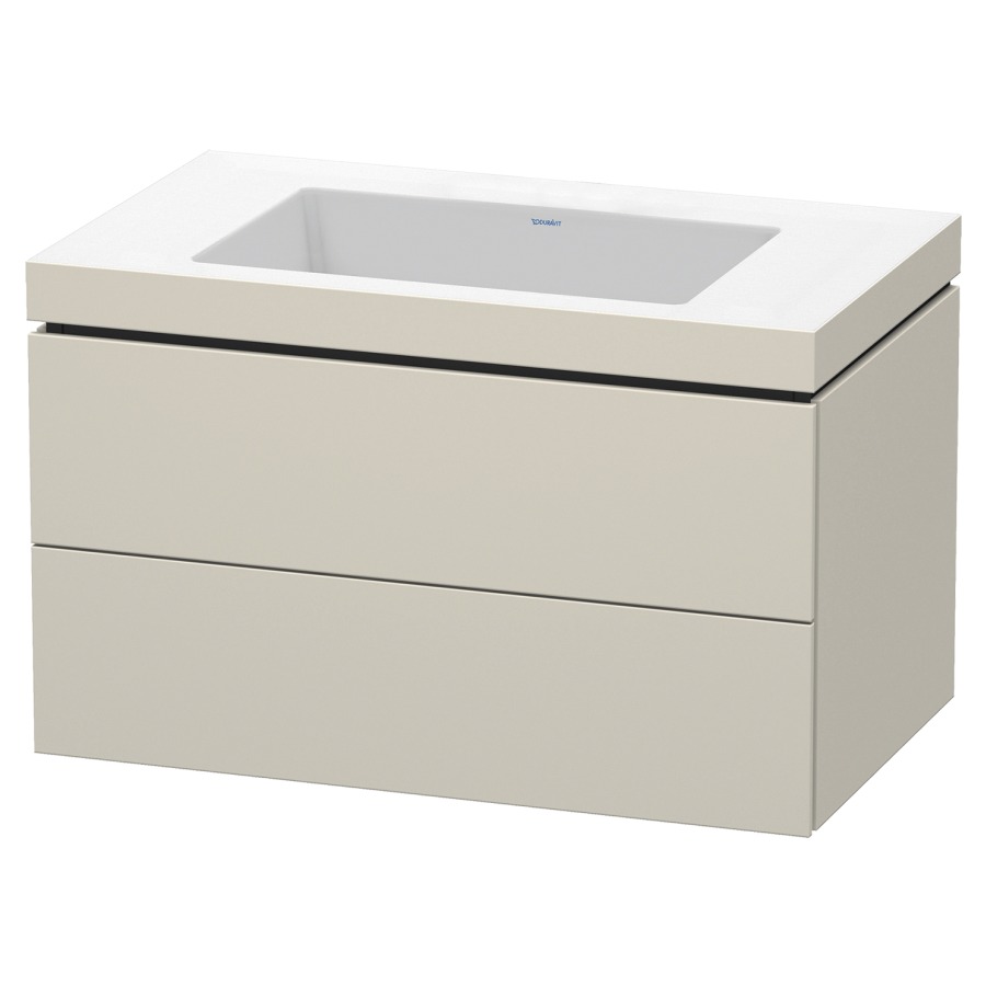 Combination de lavabo L-CUBE
C-BONDED
80,0 x 50,0 x 48,0 cm
élément à 2 tiroirs
avec lavabo Vero Air
80,0 x 48,0 cm, avec siphon
gain de place