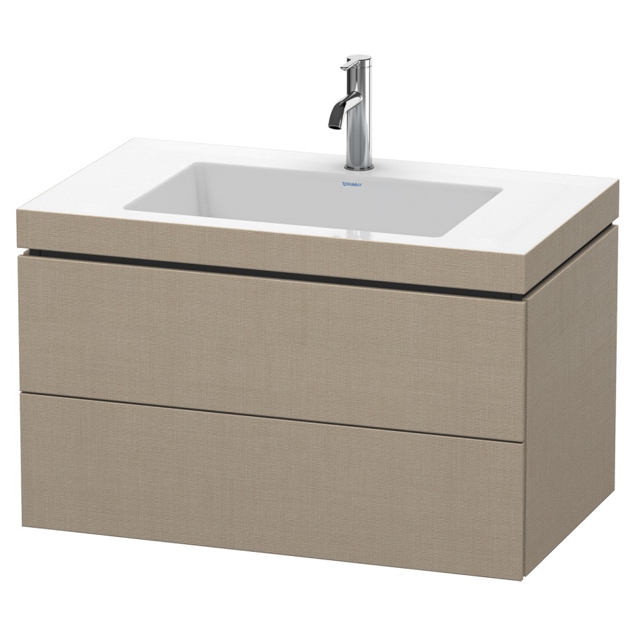 Combination de lavabo L-CUBE
C-BONDED
80,0 x 50,0 x 48,0 cm
élément à 2 tiroirs
avec lavabo Vero Air
80,0 x 48,0 cm, avec siphon
gain de place