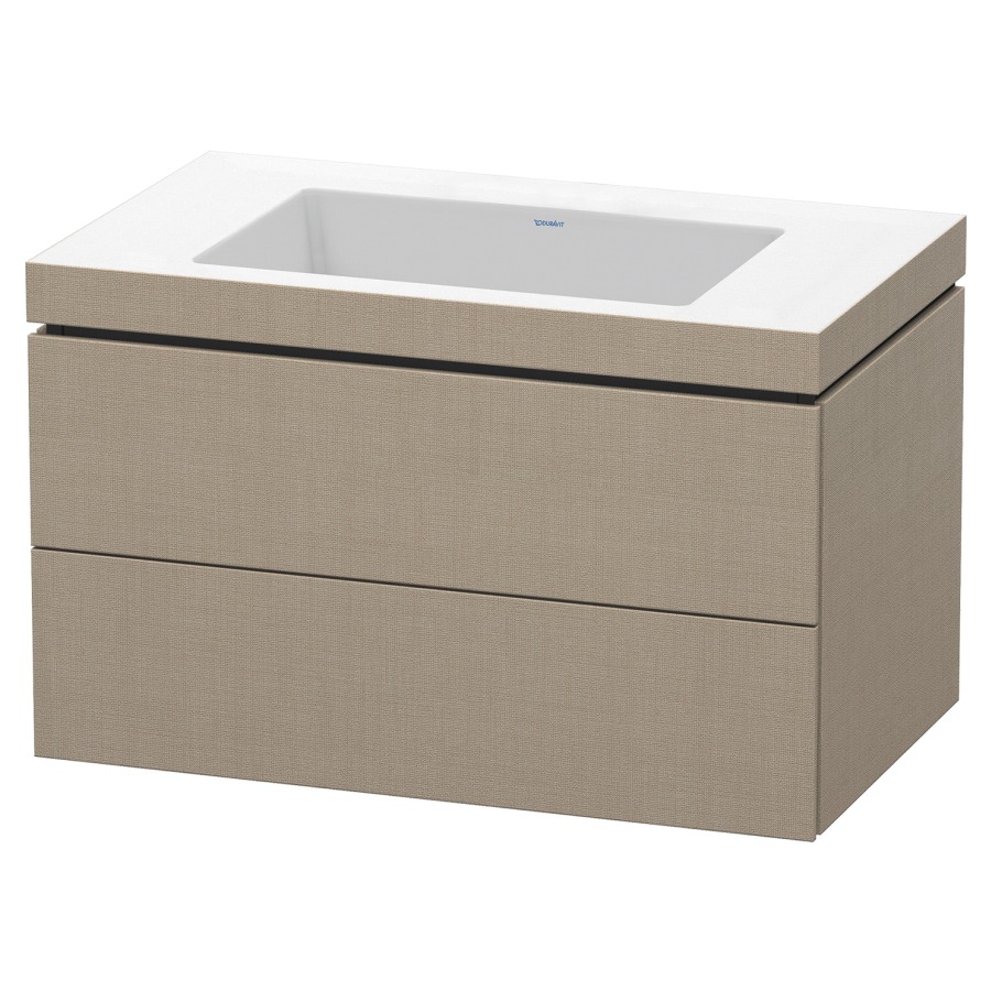 Combination de lavabo L-CUBE
C-BONDED
80,0 x 50,0 x 48,0 cm
élément à 2 tiroirs
avec lavabo Vero Air
80,0 x 48,0 cm, avec siphon
gain de place