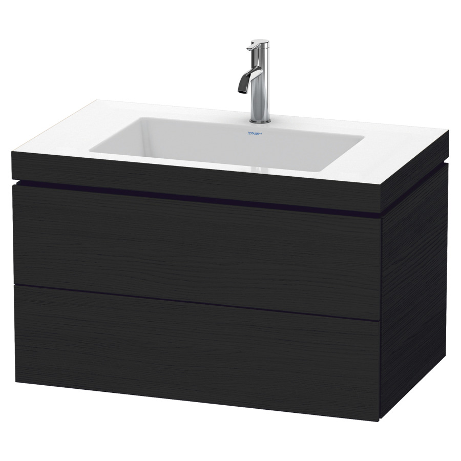 Combination de lavabo L-CUBE
C-BONDED
80,0 x 50,0 x 48,0 cm
élément à 2 tiroirs
avec lavabo Vero Air
80,0 x 48,0 cm, avec siphon
gain de place