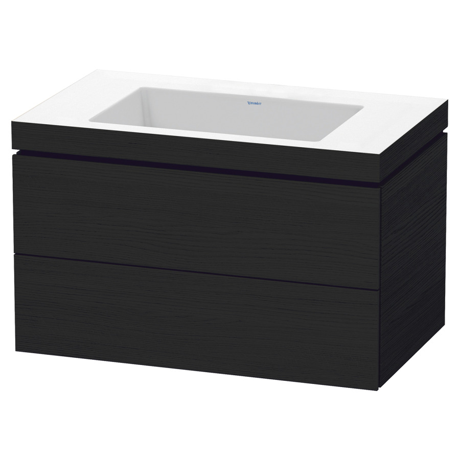 Combination de lavabo L-CUBE
C-BONDED
80,0 x 50,0 x 48,0 cm
élément à 2 tiroirs
avec lavabo Vero Air
80,0 x 48,0 cm, avec siphon
gain de place