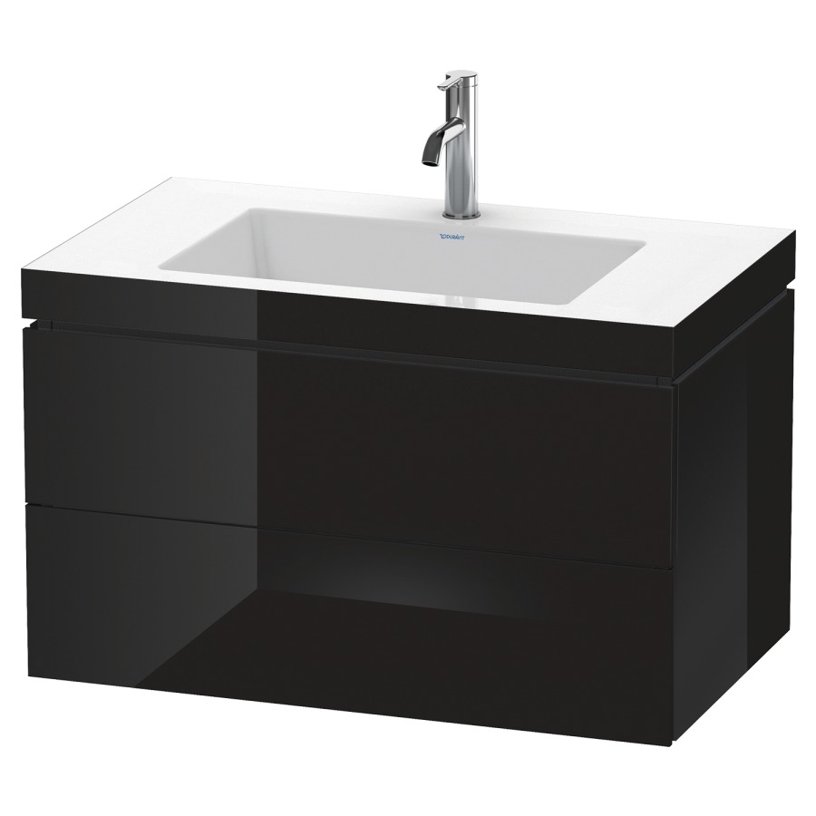 Combination de lavabo L-CUBE
C-BONDED
80,0 x 50,0 x 48,0 cm
élément à 2 tiroirs
avec lavabo Vero Air
80,0 x 48,0 cm, avec siphon
gain de place