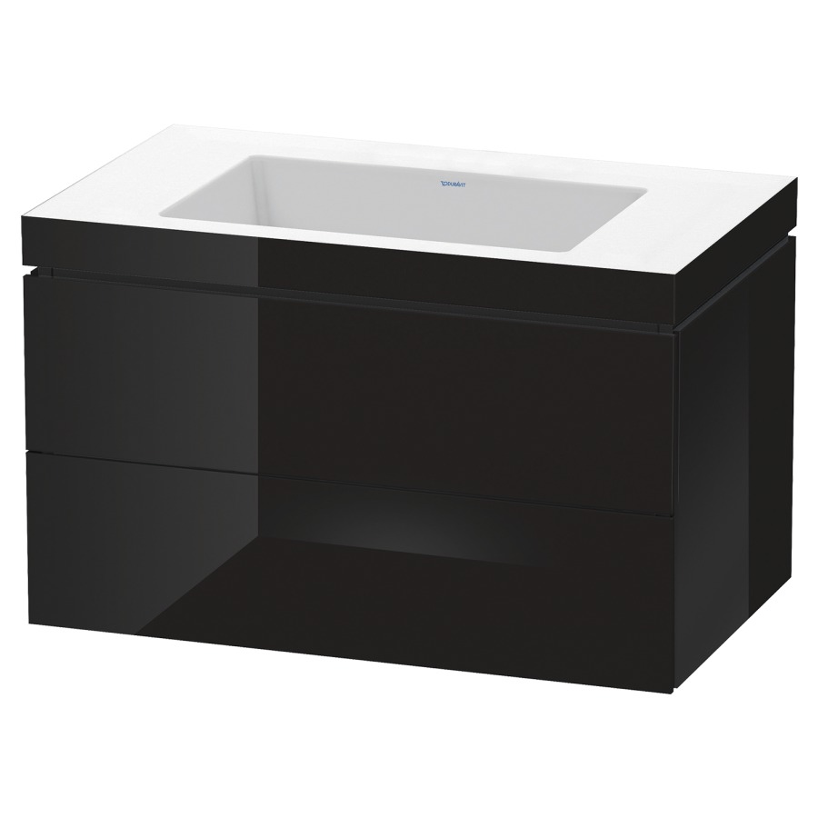 Combination de lavabo L-CUBE
C-BONDED
80,0 x 50,0 x 48,0 cm
élément à 2 tiroirs
avec lavabo Vero Air
80,0 x 48,0 cm, avec siphon
gain de place