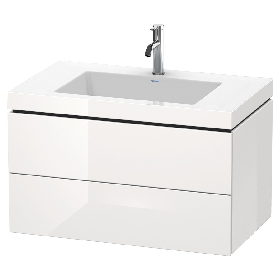 Combination de lavabo L-CUBE
C-BONDED
80,0 x 50,0 x 48,0 cm
élément à 2 tiroirs
avec lavabo Vero Air
80,0 x 48,0 cm, avec siphon
gain de place