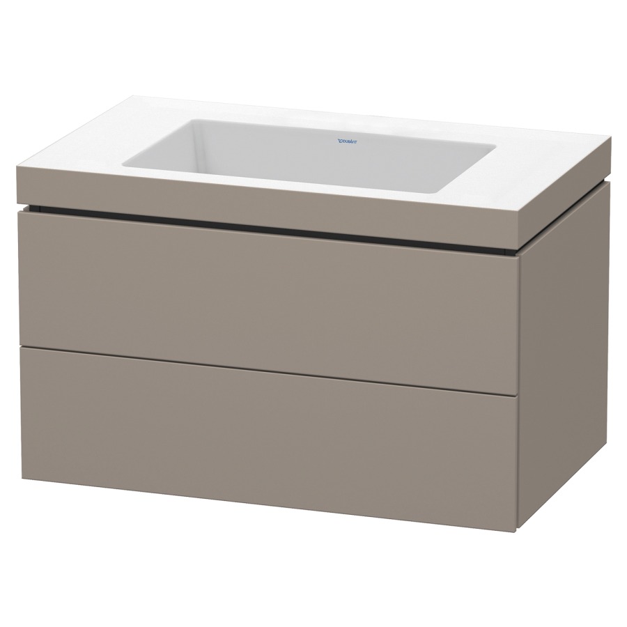 Combination de lavabo L-CUBE
C-BONDED
80,0 x 50,0 x 48,0 cm
élément à 2 tiroirs
avec lavabo Vero Air
80,0 x 48,0 cm, avec siphon
gain de place