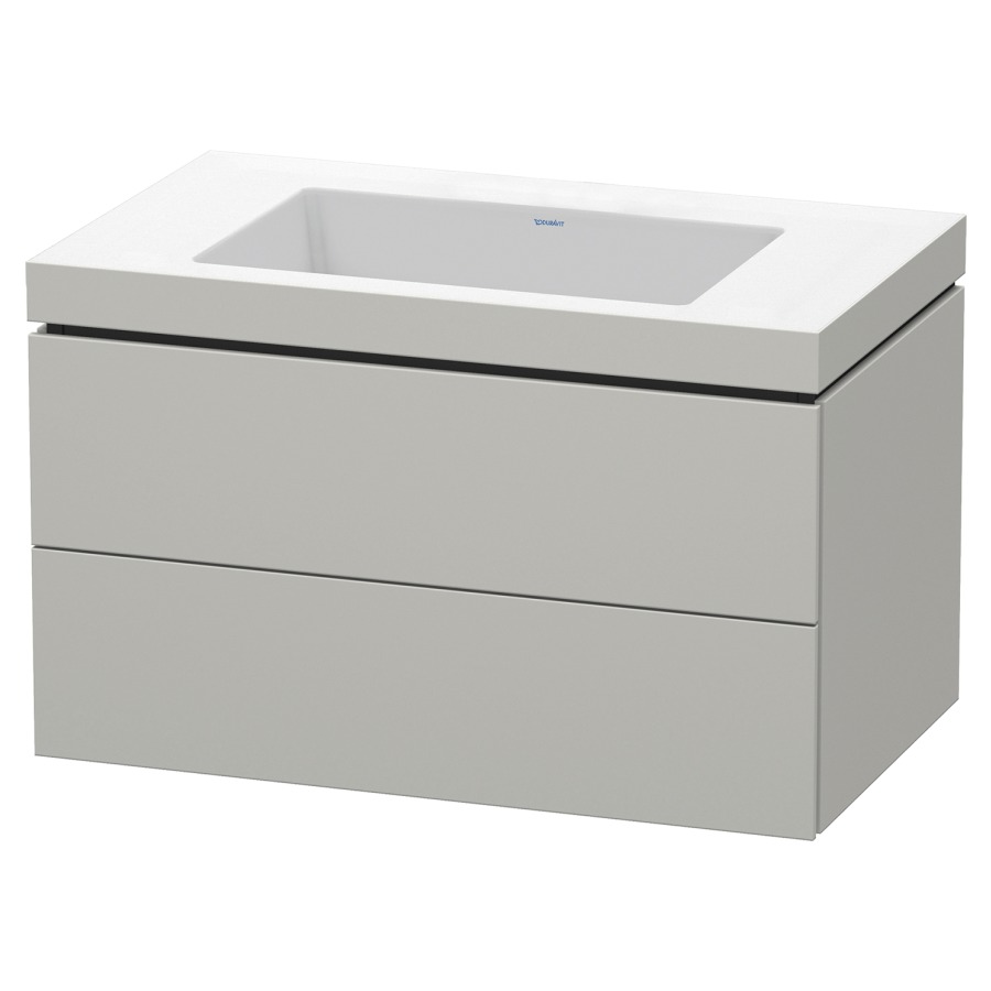 Combination de lavabo L-CUBE
C-BONDED
80,0 x 50,0 x 48,0 cm
élément à 2 tiroirs
avec lavabo Vero Air
80,0 x 48,0 cm, avec siphon
gain de place