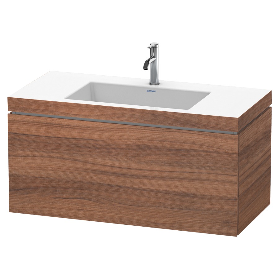 Combination de lavabo L-CUBE
C-BONDED
100,0 x 50,0 x 48,0 cm
élément à 1 tiroir
avec lavabo Vero Air
100,0 x 48,0 cm, avec siphon
gain de place