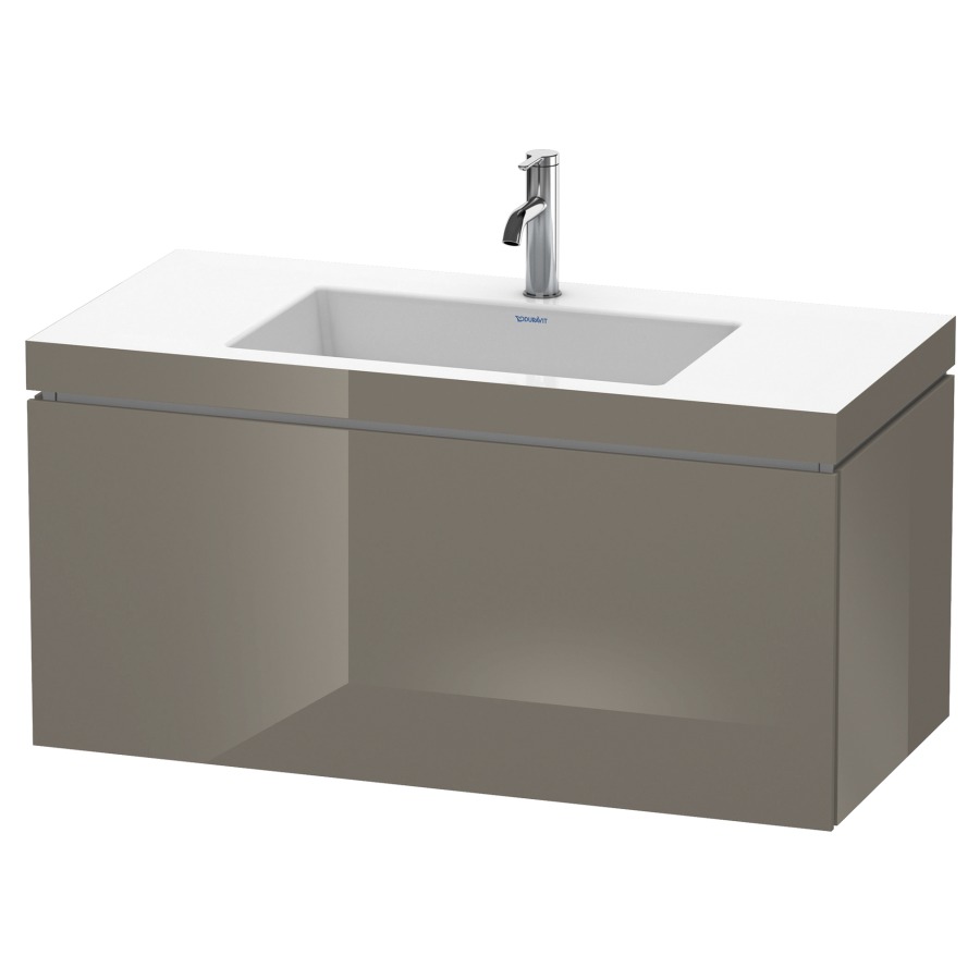 Combination de lavabo L-CUBE
C-BONDED
100,0 x 50,0 x 48,0 cm
élément à 1 tiroir
avec lavabo Vero Air
100,0 x 48,0 cm, avec siphon
gain de place