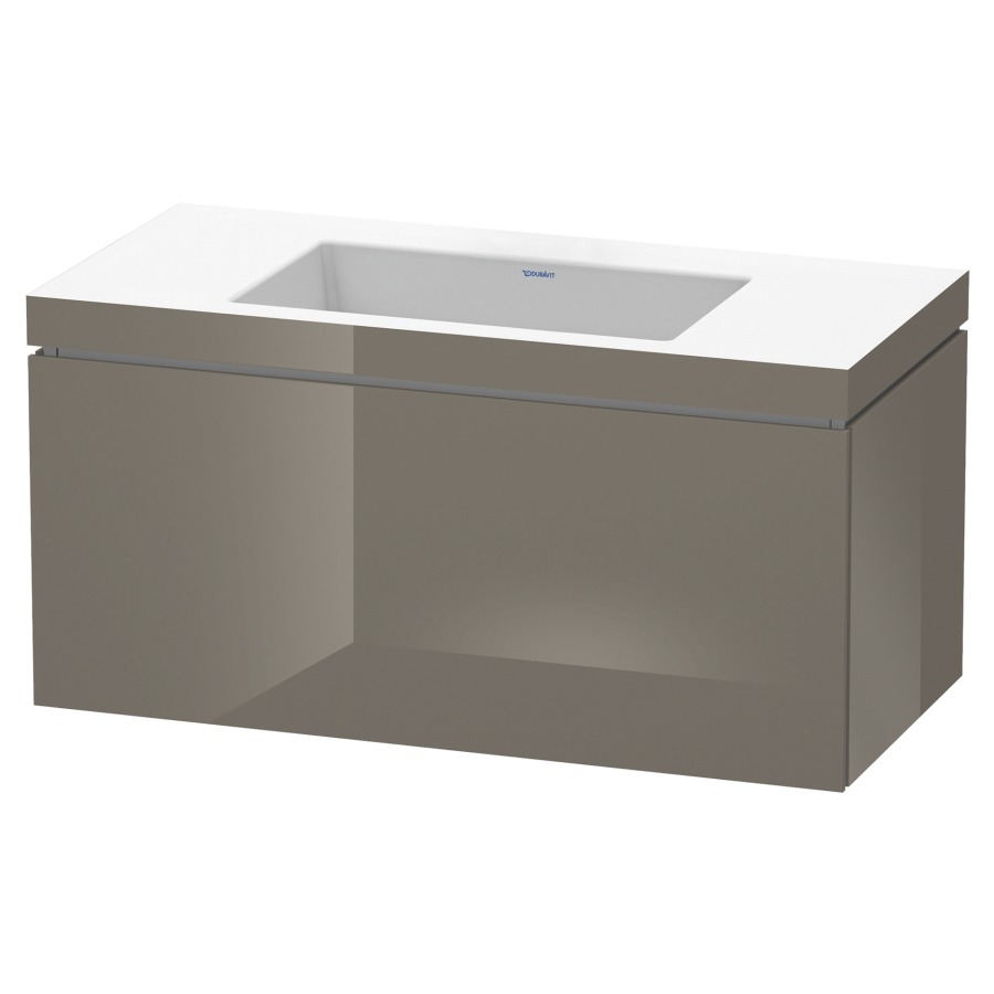 Combination de lavabo L-CUBE
C-BONDED
100,0 x 50,0 x 48,0 cm
élément à 1 tiroir
avec lavabo Vero Air
100,0 x 48,0 cm, avec siphon
gain de place