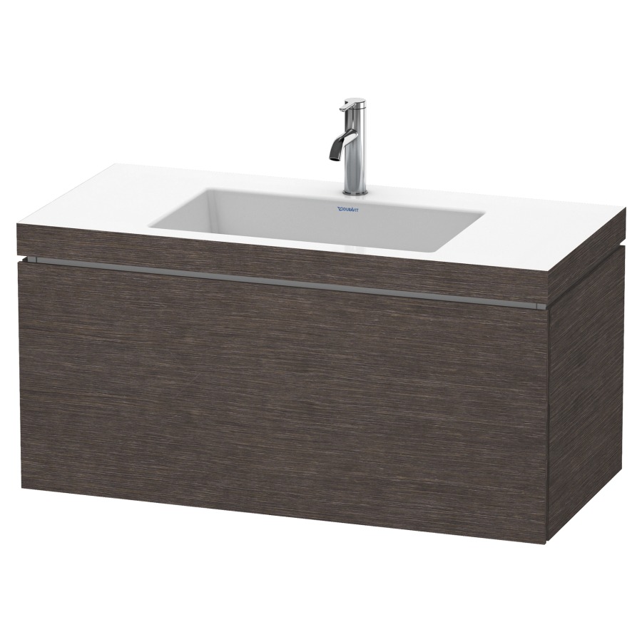 Combination de lavabo L-CUBE
C-BONDED
100,0 x 50,0 x 48,0 cm
élément à 1 tiroir
avec lavabo Vero Air
100,0 x 48,0 cm, avec siphon
gain de place