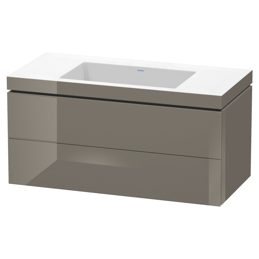Combination de lavabo L-CUBE
C-BONDED
100,0 x 50,0 x 48,0 cm
élément à 2 tiroirs
avec lavabo Vero Air
100 x 48 cm, avec siphon gain
de place