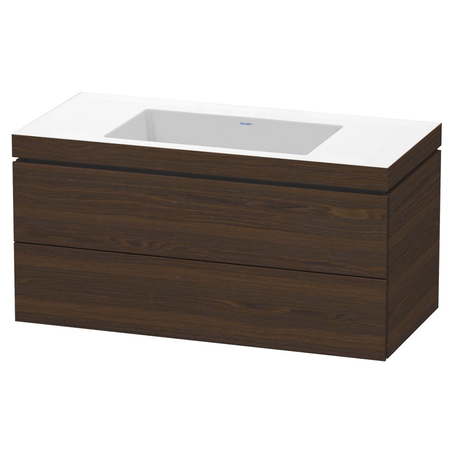 Combination de lavabo L-CUBE
C-BONDED
100,0 x 50,0 x 48,0 cm
élément à 2 tiroirs
avec lavabo Vero Air
100 x 48 cm, avec siphon gain
de place