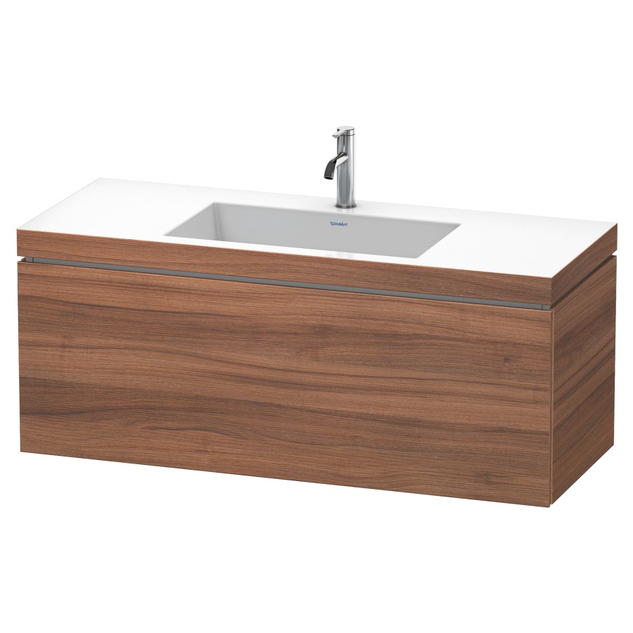 Combination de lavabo L-CUBE
C-BONDED
120,0 x 50,0 x 48,0 cm
élément à 1 tiroir
avec lavabo Vero Air
120,0 x 48,0 cm, avec siphon
gain de place