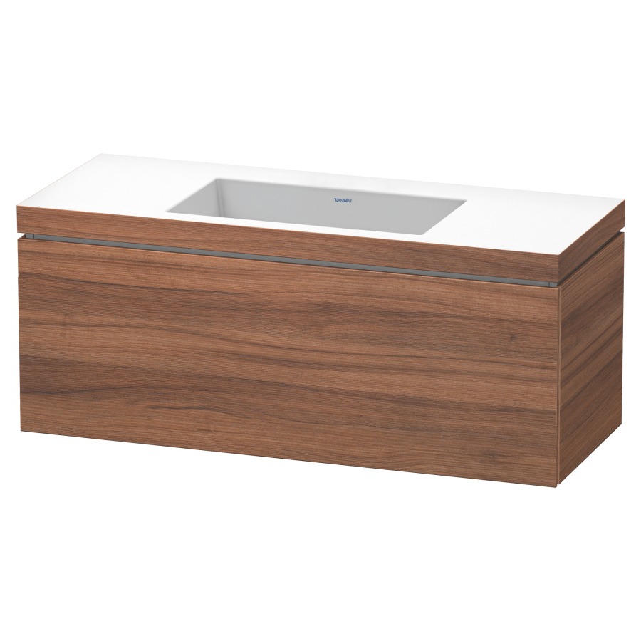 Combination de lavabo L-CUBE
C-BONDED
120,0 x 50,0 x 48,0 cm
élément à 1 tiroir
avec lavabo Vero Air
120,0 x 48,0 cm, avec siphon
gain de place