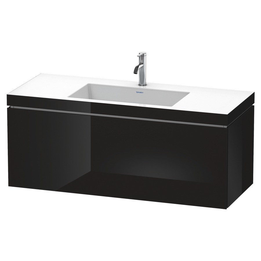 Combination de lavabo L-CUBE
C-BONDED
120,0 x 50,0 x 48,0 cm
élément à 1 tiroir
avec lavabo Vero Air
120,0 x 48,0 cm, avec siphon
gain de place