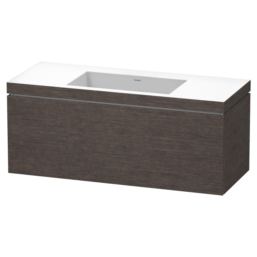 Combination de lavabo L-CUBE
C-BONDED
120,0 x 50,0 x 48,0 cm
élément à 1 tiroir
avec lavabo Vero Air
120,0 x 48,0 cm, avec siphon
gain de place