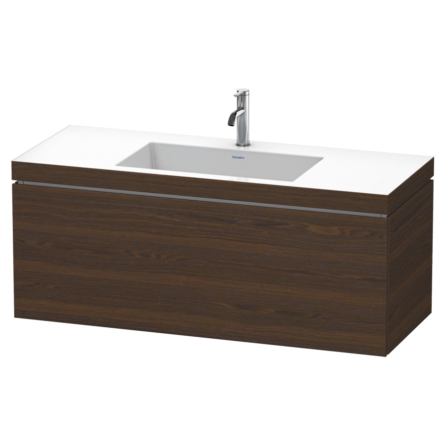 Combination de lavabo L-CUBE
C-BONDED
120,0 x 50,0 x 48,0 cm
élément à 1 tiroir
avec lavabo Vero Air
120,0 x 48,0 cm, avec siphon
gain de place