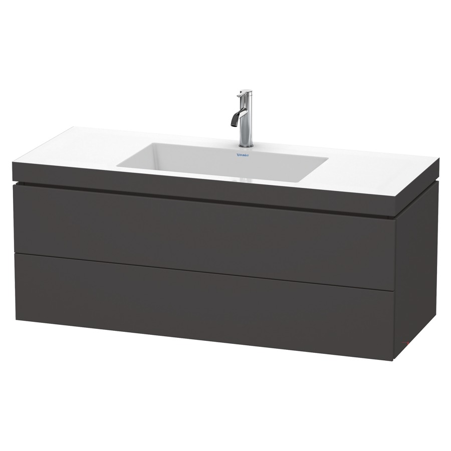 Combination de lavabo L-CUBE
C-BONDED
120,0 x 50,0 x 48,0 cm
élément à 2 tiroirs
avec lavabo Vero Air
120,0 x 48,0 cm, avec siphon
gain de place