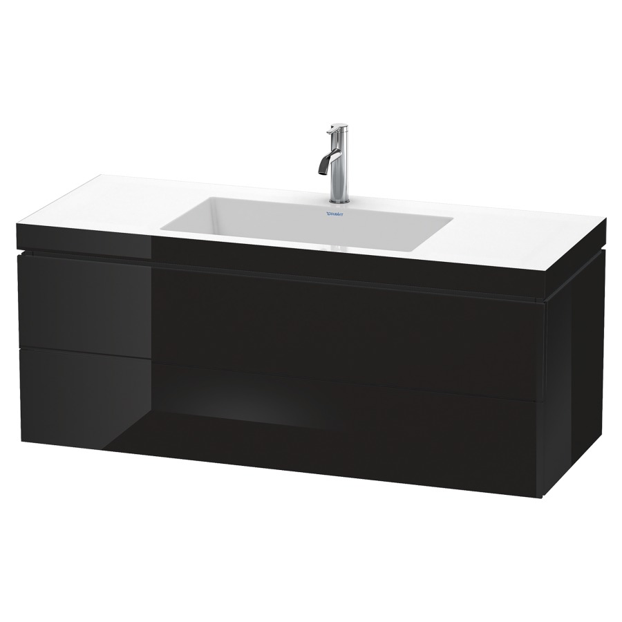 Combination de lavabo L-CUBE
C-BONDED
120,0 x 50,0 x 48,0 cm
élément à 2 tiroirs
avec lavabo Vero Air
120,0 x 48,0 cm, avec siphon
gain de place