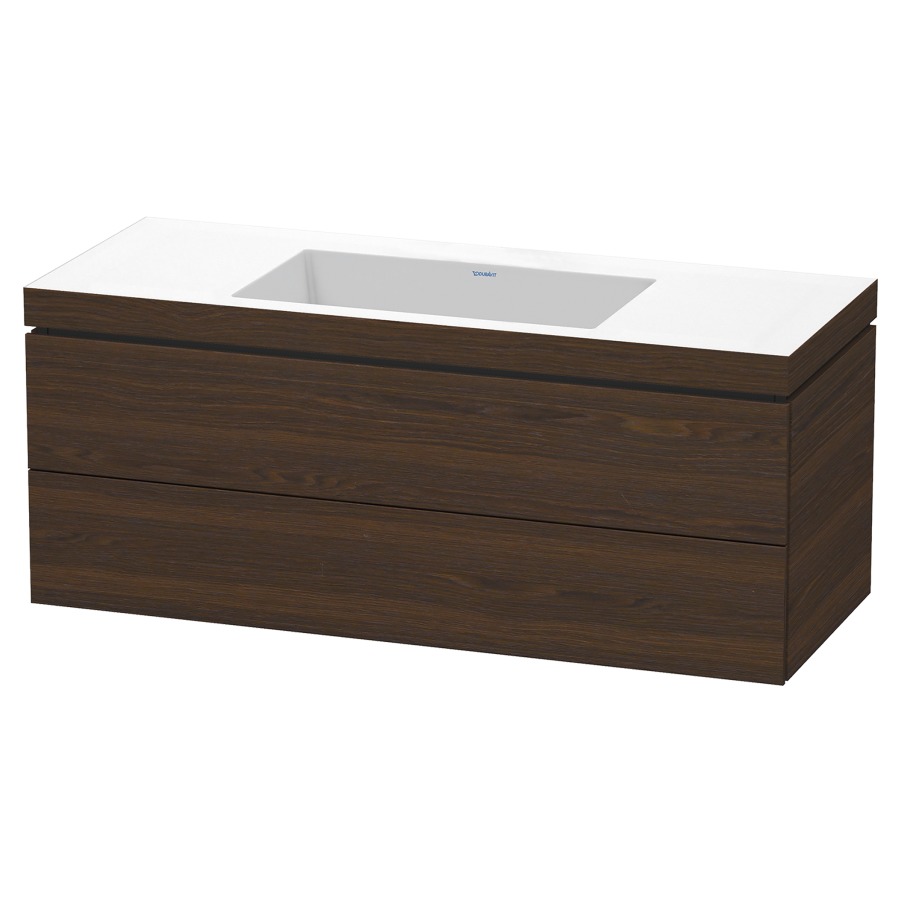 Combination de lavabo L-CUBE
C-BONDED
120,0 x 50,0 x 48,0 cm
élément à 2 tiroirs
avec lavabo Vero Air
120,0 x 48,0 cm, avec siphon
gain de place