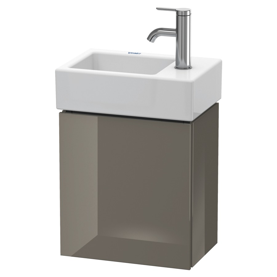 Élément inférieur L-CUBE
36,4 x 40,0 x 24,1 cm
armoire de tablette, 1 porte
charnière à gauche
pour lave-mains 212 167