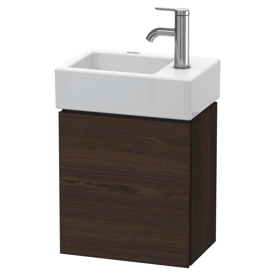 Élément inférieur L-CUBE
36,4 x 40,0 x 24,1 cm
armoire de tablette, 1 porte
charnière à gauche
pour lave-mains 212 167