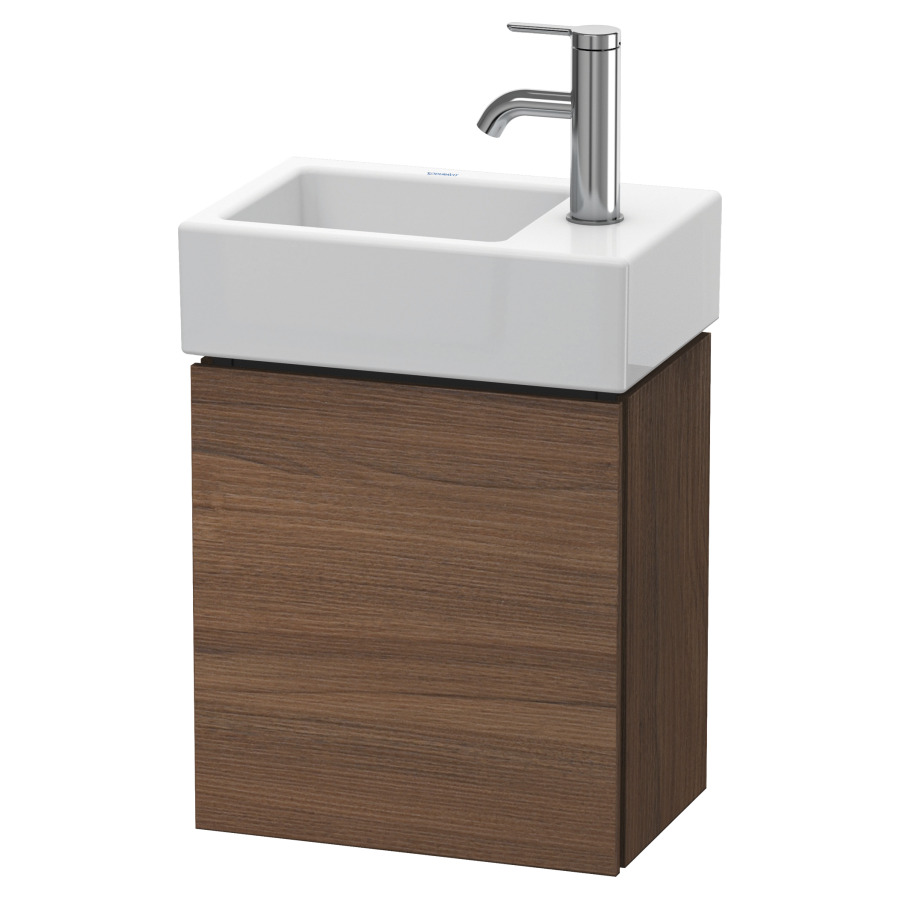 Élément inférieur L-CUBE
36,4 x 40,0 x 24,1 cm
armoire de tablette, 1 porte
charnière à droite
pour lave-mains 212 167