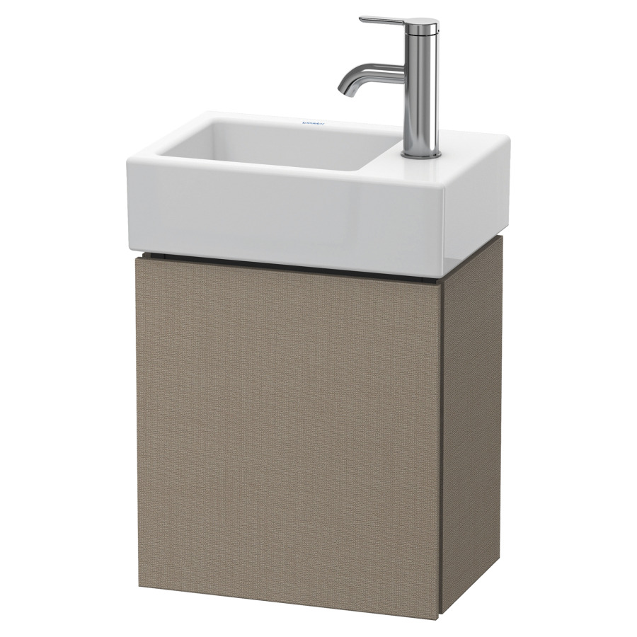 Élément inférieur L-CUBE
36,4 x 40,0 x 24,1 cm
armoire de tablette, 1 porte
charnière à droite
pour lave-mains 212 167