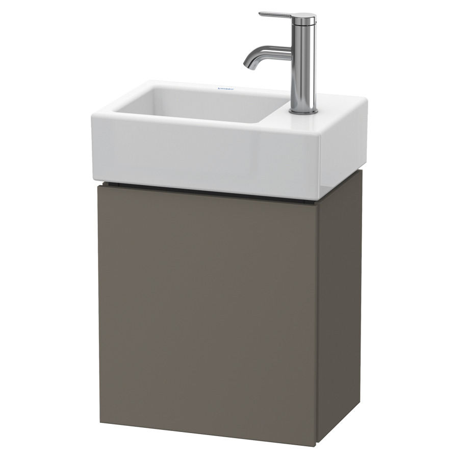 Élément inférieur L-CUBE
36,4 x 40,0 x 24,1 cm
armoire de tablette, 1 porte
charnière à droite
pour lave-mains 212 167
