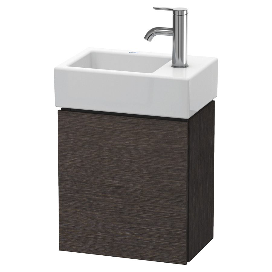 Élément inférieur L-CUBE
36,4 x 40,0 x 24,1 cm
armoire de tablette, 1 porte
charnière à droite
pour lave-mains 212 167